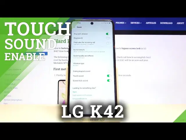 'Video thumbnail for How to Activate Touch Sounds – Keypad Customization on LG K42'