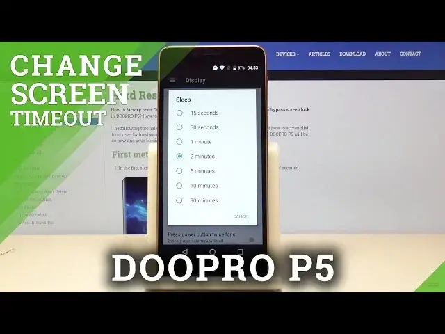 'Video thumbnail for How to Change Screen Timeout in DOOPRO P5 – Display Customization'