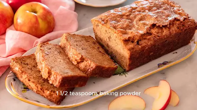 Video thumbnail for Apple bread recipe