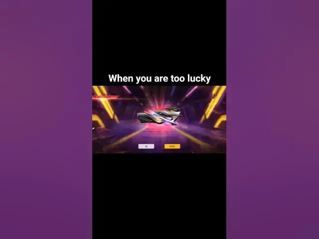 'Video thumbnail for When you are too lucky 馃槻馃榾 #freefire #shorts'