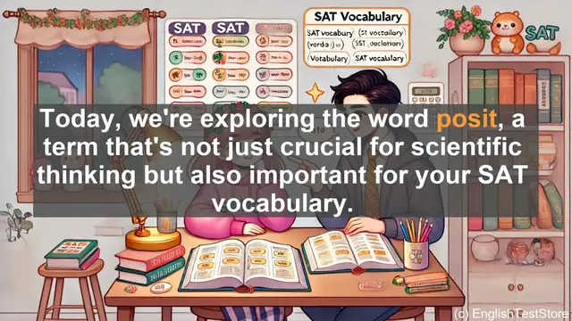 Video thumbnail for 5000 Must Know SAT Vocabulary - Understanding 'Posit': A Key SAT Vocabulary Word