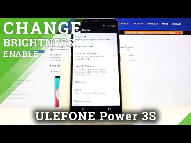 'Video thumbnail for How to Enable Adaptive Brightness in Ulefone Power 3s - Activate Auto Brightness'