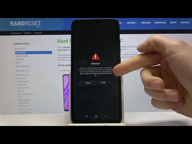 'Video thumbnail for How to Hard Reset XIAOMI Redmi 9C – Factory Reset Via Settings'