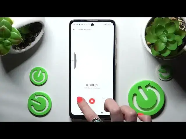 'Video thumbnail for How to Record Sound and Voice on the MOTOROLA Moto E40 - Voice Recorder App - Sound Recorder App'