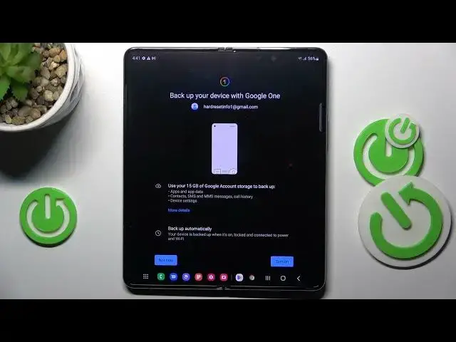 Video thumbnail for How to Enable Google Backup in SAMSUNG Galaxy Z Fold 4 – Google One Backup