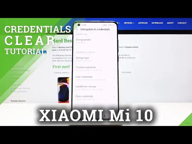 'Video thumbnail for How to Clear Credentials in XIAOMI Mi 10 – Delete Licenses'