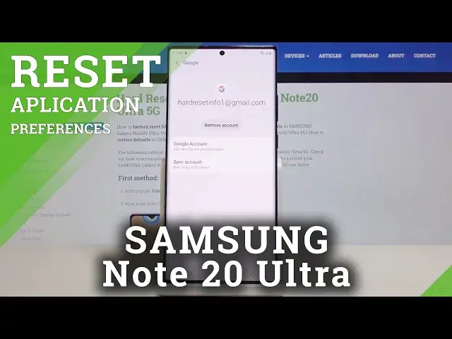 'Video thumbnail for How to Reset Apps in SAMSUNG Galaxy Note 20 Ultra – Restore App Settings'