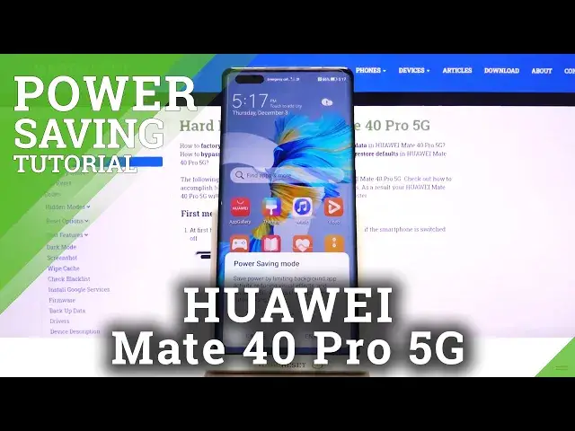 Video thumbnail for How to Activate Power Saving Mode in HUAWEI Mate 40 Pro – Extend Battery Life