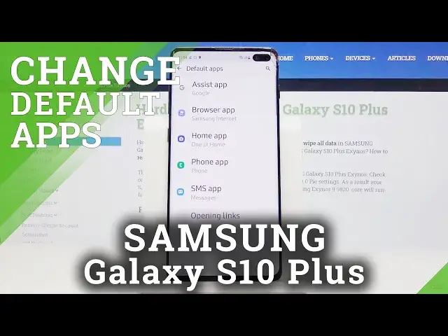 'Video thumbnail for How to Change Default Apps in SAMSUNG Galaxy S10 Plus – Default Apps Settings'