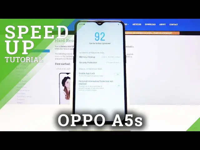 'Video thumbnail for How to Optimize Device in OPPO A5s – Speed Up System'