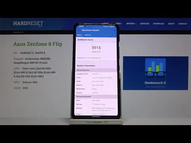 Video thumbnail for Geekbench 5 GPU Vulkan Test on ASUS ZenFone 8 Flip – Benchmark Test