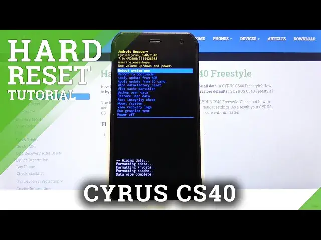 Video thumbnail for How to Hard Reset CYRUS CS40 - Factory Reset by Recovery Mode