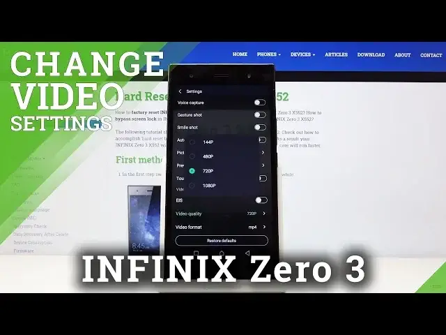 Video thumbnail for How to Change Video Quality in INFINIX Zero 3 – Video Resolution