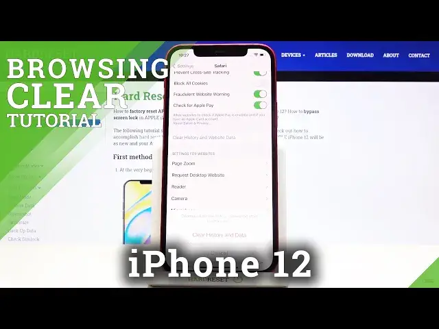 Video thumbnail for How to Clear Safari History & Website Data in iPhone 12 – Browser Settings