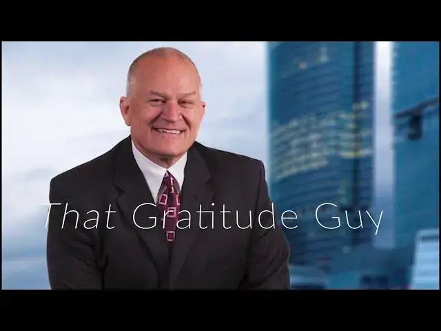 Video thumbnail for Who is " That Gratitude Guy " | David George Brooke | Gratitude mindset | Positive Thinking | Ideas
