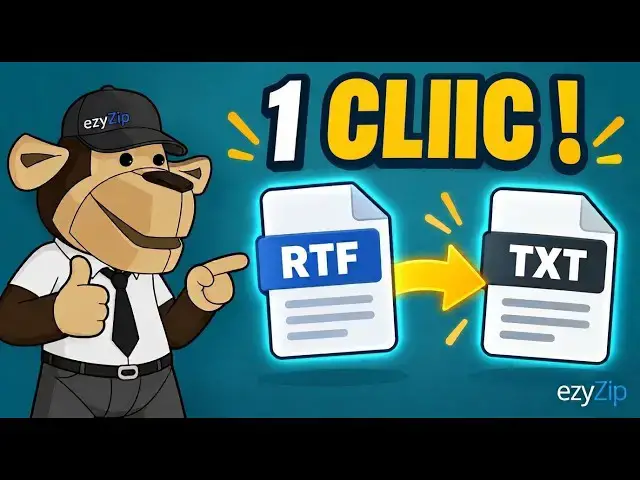 Video thumbnail for 📄 Comment convertir un RTF en TXT en ligne gratuitement | Sans installer de logiciel