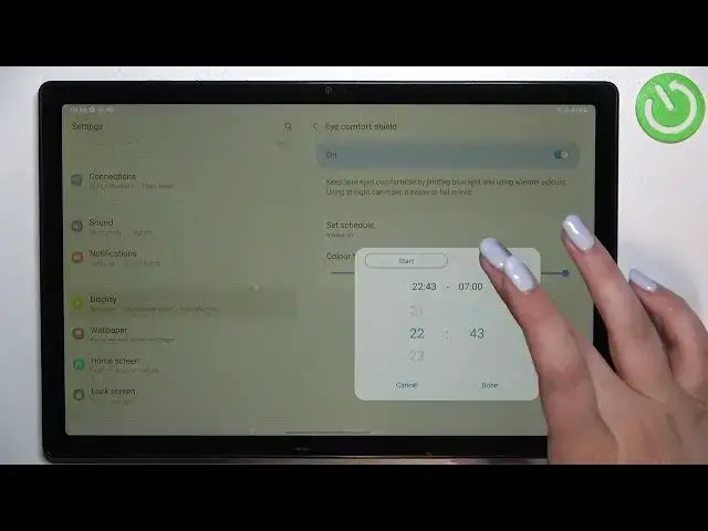 'Video thumbnail for SAMSUNG Galaxy Tab A8 2021 - How To Enable & Disable Eye Comfort Mode'