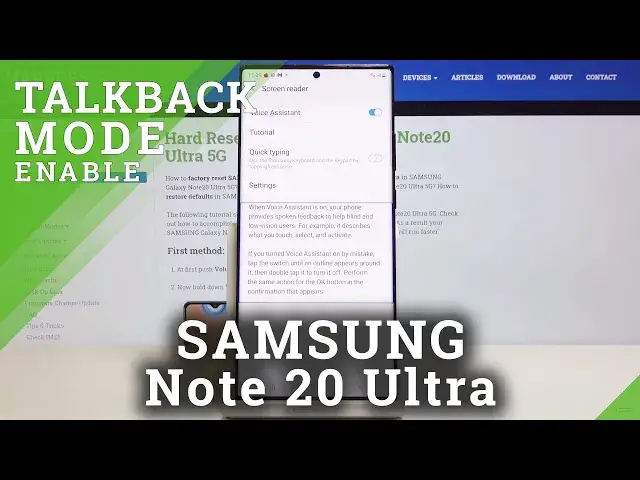 Video thumbnail for How to Enable Talkback in SAMSUNG Galaxy Note 20 Ultra – Turn On / Off Screen Reader