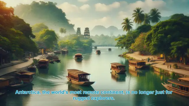 Video thumbnail for Luxury Travel in Antarctica: Exploring the Icy Wonderland in Style