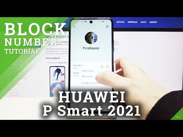 Video thumbnail for How to Block Number on HUAWEI P Smart 2021 - Create Blacklist