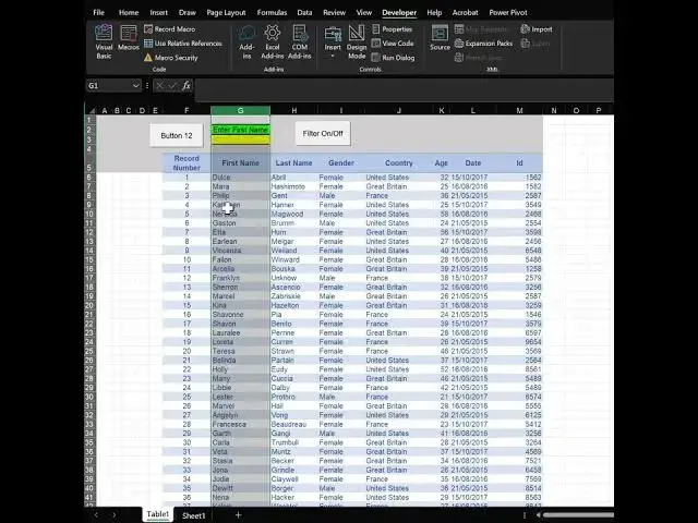 Video thumbnail for Excel Tips VBA Filter