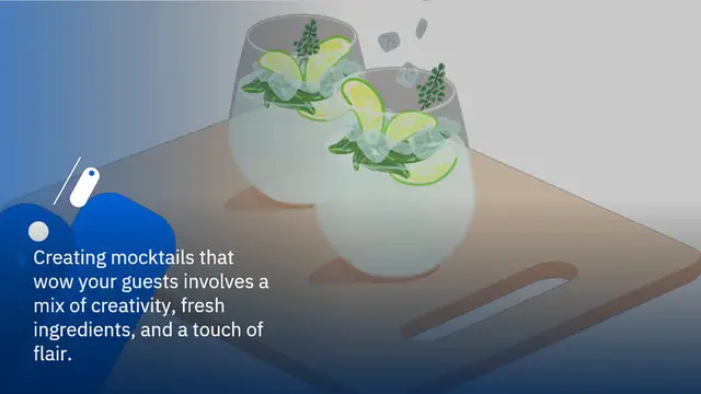Video thumbnail for Mocktail Magic: How to Craft Refreshing Non-Alcoholic Drinks That Wow