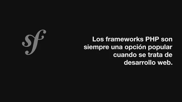 Video thumbnail for Symfony vs Laravel: La Batalla de los Frameworks PHP