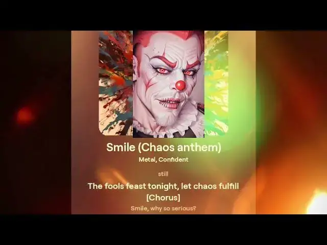 Video thumbnail for Smile (Chaos Anthem)