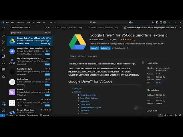 Video thumbnail for How to Manage Google Drive Directly in VS Code — List, Upload, Delete & Preview Files!