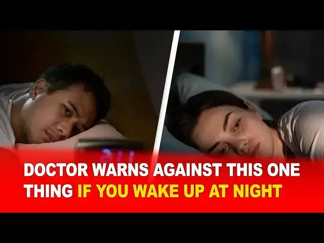 Video thumbnail for Doctor Warns Against This ONE Thing If You Wake Up at Night ⚠️🛌