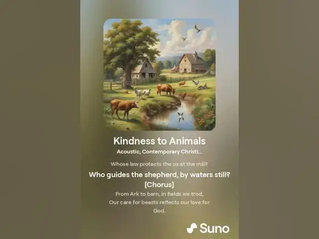 Video thumbnail for Kindness to Animals: A Musical Tribute to God's Love for All Creatures