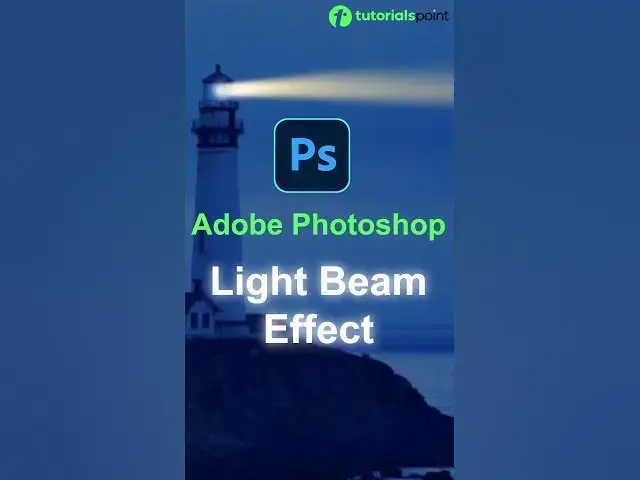 Video thumbnail for Create LIGHT BEAM Effect in Adobe Photoshop ( Learn in 30 Seconds ) #shorts #photoshop