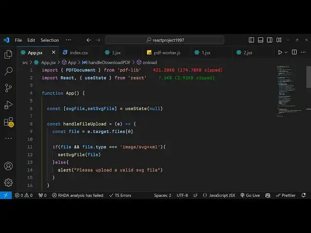 Video thumbnail for Build a React.js SVG to PDF Converter in Browser Using PDF-LIB Library in JavaScript