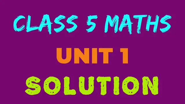 Video thumbnail for CLASS V MATHS || UNIT 1 || place value chart || period, place and place value || indian place value