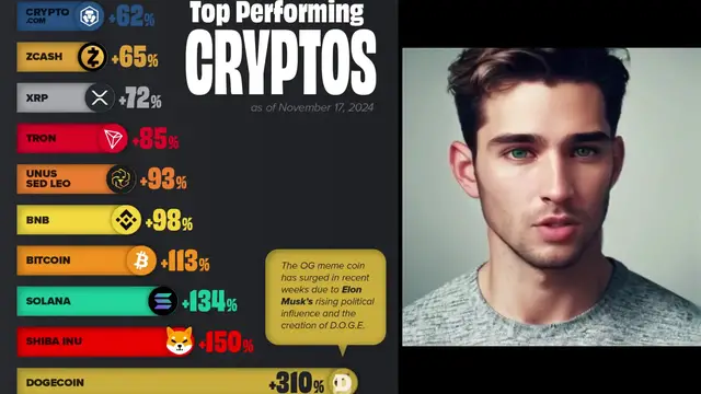 Video thumbnail for Top Performing Cryptocurrencies In (2025)