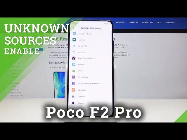 'Video thumbnail for How to Allow Unknown Sources in XIAOMI Poco F2 Pro – Allow Downloads'