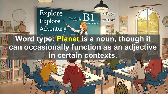 Video thumbnail for 2500 Must Know CEFR B1 Vocabulary - Exploring the Word 'Planet': From Astronomy to English Proficiency