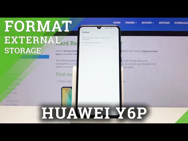 'Video thumbnail for How to Format SD Card on Huawei Y6P - Erase Data'