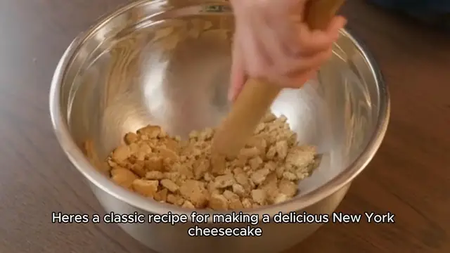 Video thumbnail for New york cheesecake recipe