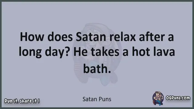 Video thumbnail for Satan - Jokes, Puns, Wordplays, and Laughter