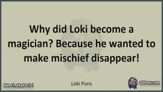 Video thumbnail for Loki - Jokes, Puns, Wordplays, and Laughter