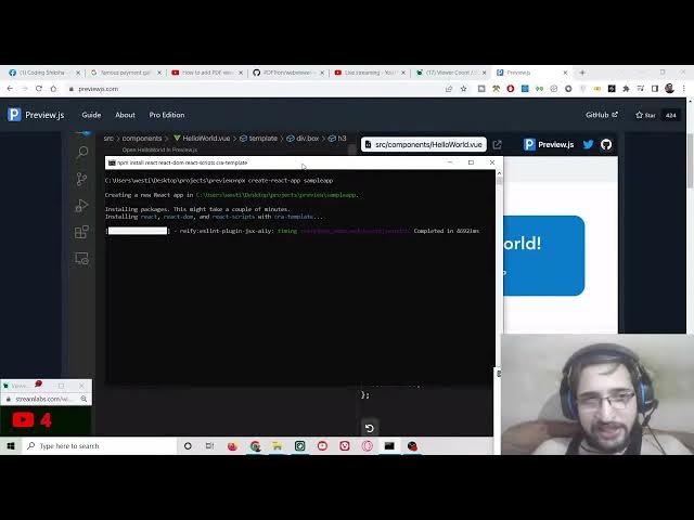 Video thumbnail for Preview.js VS Code Extension to Preview React & Vue.js Components inside Editor Full Tutorial