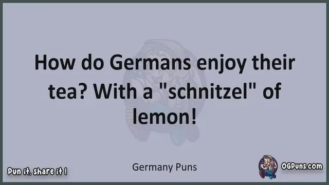 Video thumbnail for Germany - Jokes, Puns, Wordplays, and Laughter
