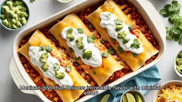 Video thumbnail for Chicken Enchiladas Recipe