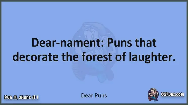 Video thumbnail for Dear - Jokes, Puns, Wordplays, and Laughter