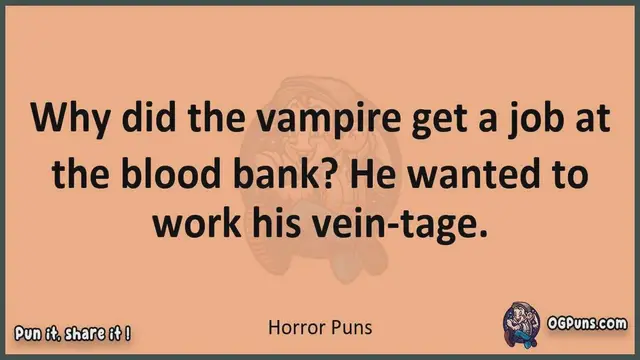 Video thumbnail for Horror - Jokes, Puns, Wordplays, and Laughter