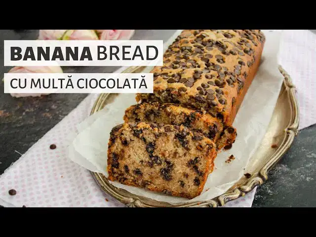 Video thumbnail for Banana Bread cu ciocolată. Un chec cu banane simplu și delicios | Bucate Aromate