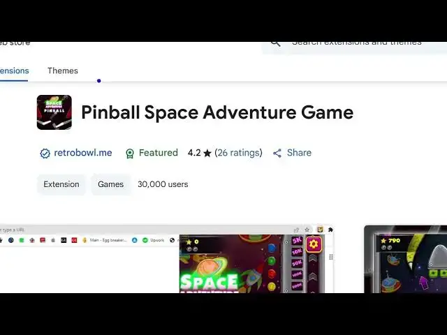 'Video thumbnail for Google Chrome Extension Pinball Space Adventure – Play Anytime, No WiFi'