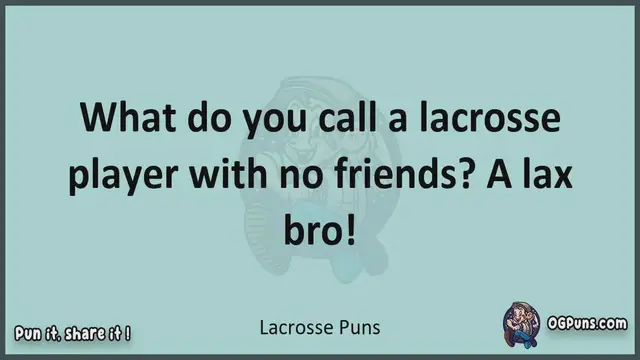 Video thumbnail for Lacrosse - Jokes, Puns, Wordplays, and Laughter