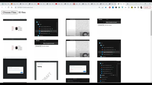 Video thumbnail for Javascript masonry-layout Library Example to Show Images Using Form Input Element in Browser